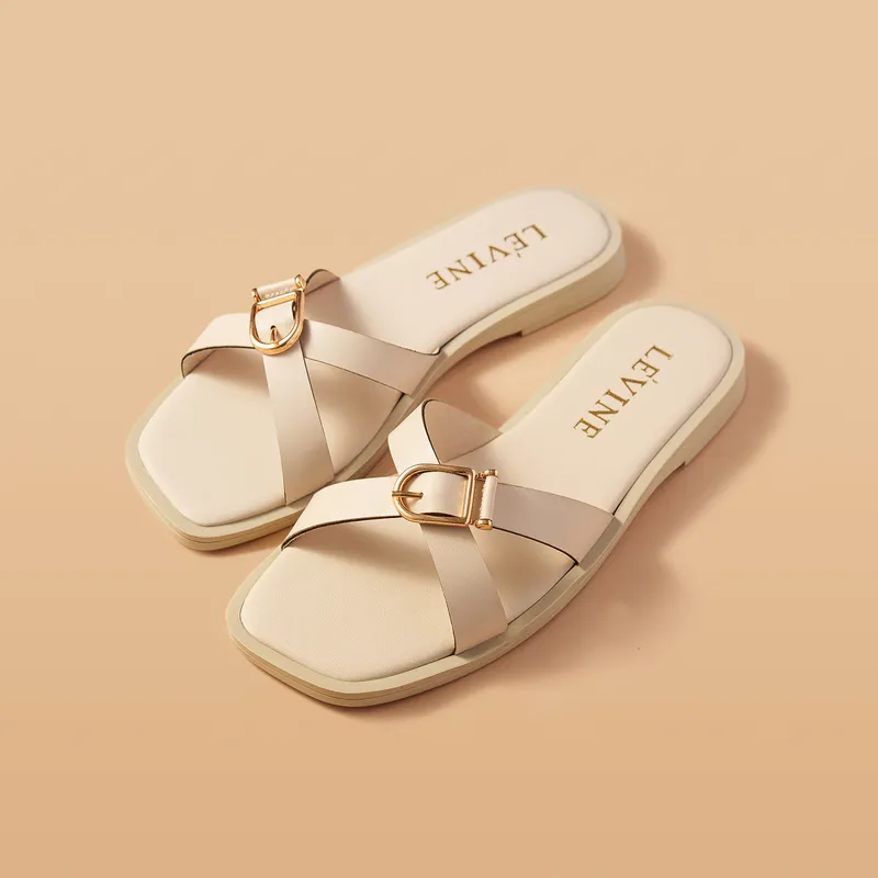 Mules LÉVINE Serena Buckle (Ref-2346)