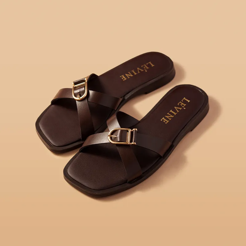 Mules LÉVINE Serena Buckle (Ref-2346)