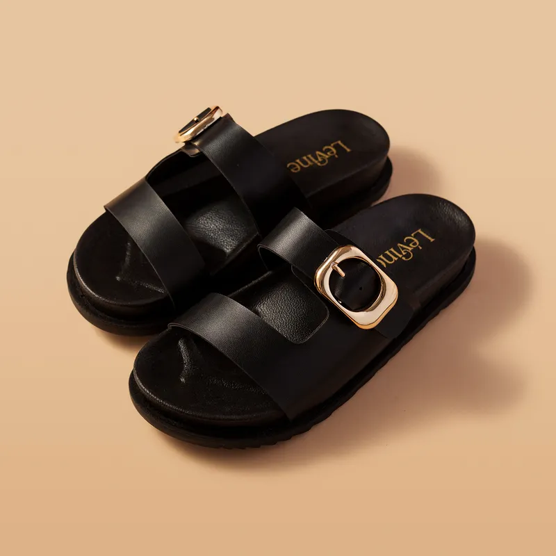 Mules LÉVINE Élora Buckle (Ref-2345)